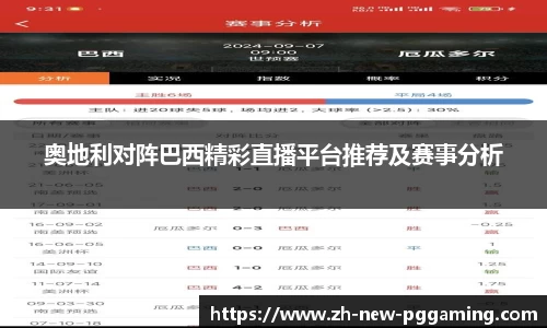 奥地利对阵巴西精彩直播平台推荐及赛事分析